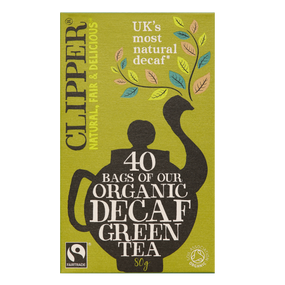 Clipper Decaffeinated Green Tea, 20 bags