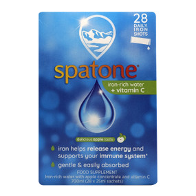 Spatone Apple - 28-Sachets box; an excellent natural iron food to help maintain optimal iron status which is so essential for high energy levels.