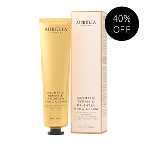 Aurelia London Aromatic Repair & Brighten Hand Cream - 75-ml tube in a box