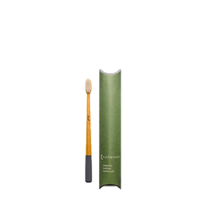 The Truthbrush, Storm Grey, Medium Bristles is the multi-award-winning Bamboo toothbrush made with medium plant-based Castor Oil bristles.