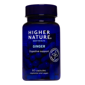 Higher Nature High Strength Ginger Capsules - 60-Capsules bottle
