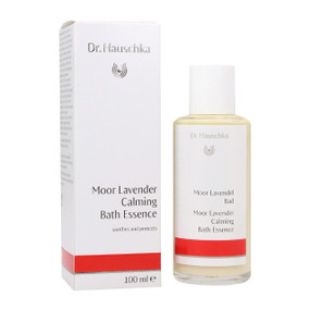Dr Hauschka Lavender Calming Bath Essence - 100-ml bottle in a box ; Soothe away the tension of the day and prepare your mind for restful sleep with Dr Hauschka’s Moor Lavender Calming Bath Essence