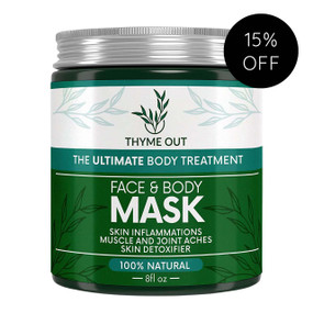 Thyme Out Face and Body Mask - 15% off sash