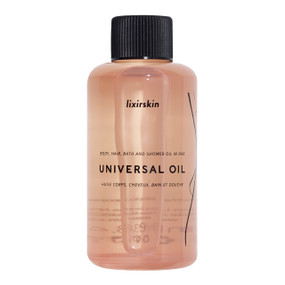 LIXIRSKIN Universal Oil - 100-ml bottle; a luxuriously hydrating body, hair, bath and shower oil for glowing skin.