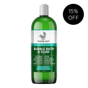 Thyme Out Bubble Bath & Soak -15% off sash