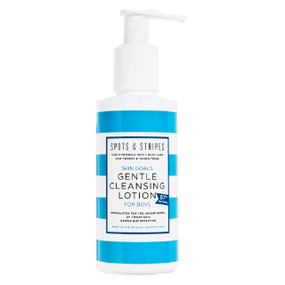 Spots & Stripes Gentle Cleansing Lotion For Boys - 150-ml bottle; cleans without stripping delicate tween and teenage skin of essential moisture