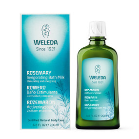 Weleda Rosemary Invigorating Bath Milk 200ml stimulates circulation  and is particularly perfect after a stressful or tiring day.