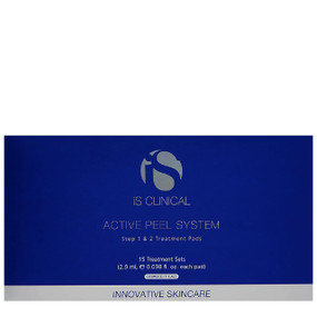 iS Clinical Active Peel System - 15-Treatment  sachets boxed - a powerful yet gentle advanced botanical face peel for at home-use.