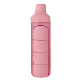 YOS HEALTH Pink Daily Pill Box Water Bottle is a unique daily pill box and water bottle meaning that taking your daily supplements is easy