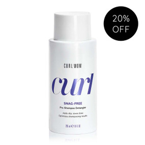 Color Wow Curl Wow Snag-Free Pre-Shampoo Detangler - 295-ml white plastic tube; detangles, moisturises and defrizzes hair.