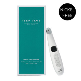 Peep Club Heated Eye Wand™ PRO - Nickel Free - 1-Pack; helps improve symptoms of dry eyes, blepharitis & itchy eyes.