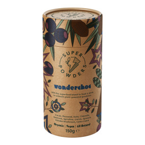 The Super Powders Wonderchoc - 150g brown carton tube
