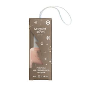 Margaret Dabbs London PURE Nail Strengthening Treatment Christmas Tree Bauble - 9-ml brown cardboard box;