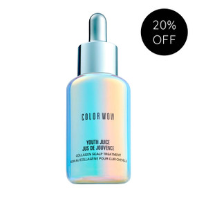 Color Wow Youth Juice Collagen Scalp Treatment 50 ml in a blue glass bottle