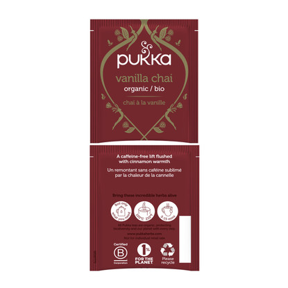 Pukka Herbs Vanilla Chai Tea, 20 Tea Bags VictoriaHealth