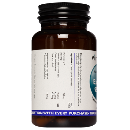 Viridian Extra C, 950mg 30 Capsules - VictoriaHealth