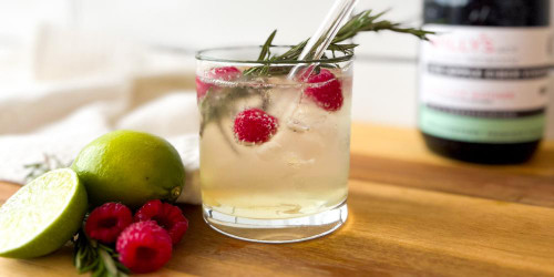 Sparkling Elderflower ACV Mocktail