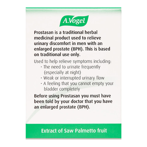 A. Vogel Prostasan Saw Palmetto, 30 Capsules VictoriaHealth