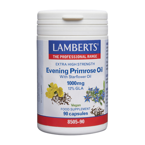 Lamberts Evening Primrose Oil With Starflower Oil, 1000mg 90 Capsules -  VictoriaHealth