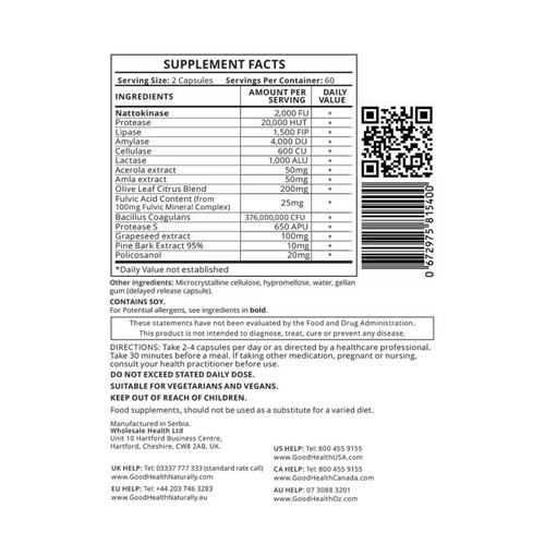 Good Health Naturally Blockbuster All Clear, 120 Capsules VictoriaHealth