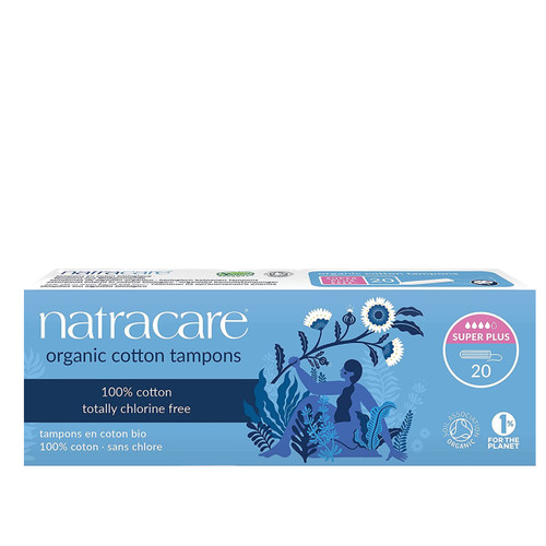 Natracare Super Non-Applicator Organic Cotton Tampons - Healthfoods