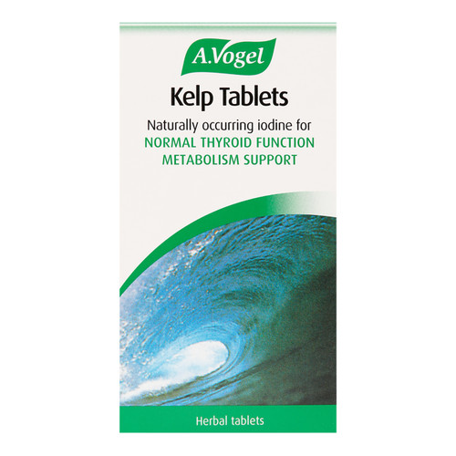 A.Vogel Sea Kelp tablets are rich in naturally occurring iodine, helps support the metabolism and aids weight loss, promotes normal thyroid function and aids detoxification.