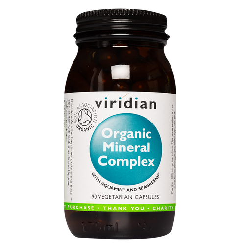 Viridian Organic Mineral Complex offers a natural source of more than 80 essential macro and trace minerals for everyday supplementation