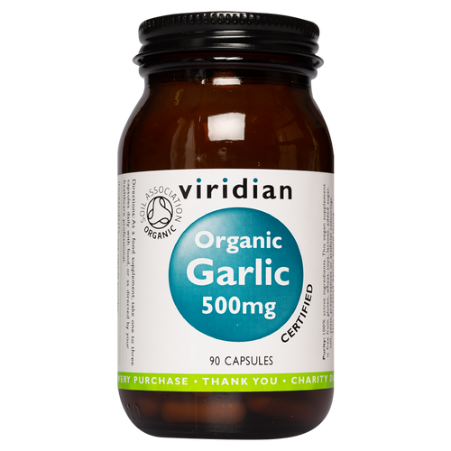 Viridian Organic Garlic capsules help support circulation.