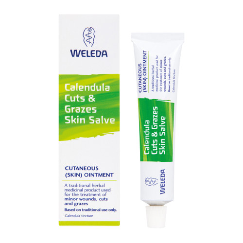 Weleda Calendula Cuts and Grazes Skin Salve is part of Weleda's first aid products to treat cuts & minor wounds