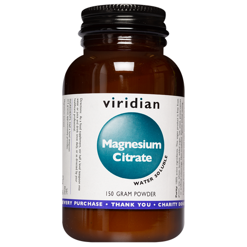 Viridian Magnesium Citrate Powder provides pure magnesium citrate in an absorbable powder form for the normal function of muscles as well as the maintenance of bone health.