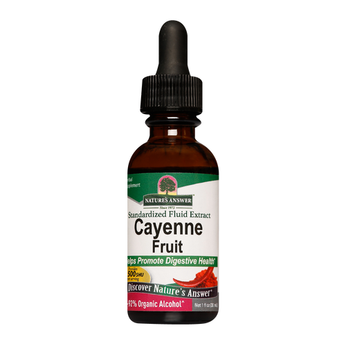 Nature's Answer Cayenne Pepper Tincture is the potent, hot fruit of cayenne, capsicum, which has been used as medicine for centuries