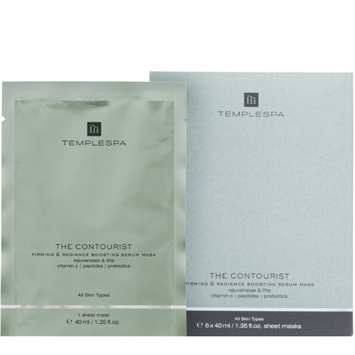 Temple Spa The Contourist face mask that’s helps to firm, sculpt and define facial contours, while brightening up your skin, lifting and smoothing wrinkles.