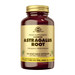 Solgar® Chinese Astragalus Root 100 capsules in a glass jar & gold label; Rich in flavonoids and polysaccharides, Astragalus Root supports wellbeing, energy, and immunity.