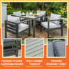 Outdoor 5pc dining furniture set