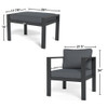 6pc outdoor seating ensemble