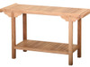 teak console table