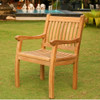 teak arm chair