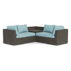 resin wicker outdoor sectional