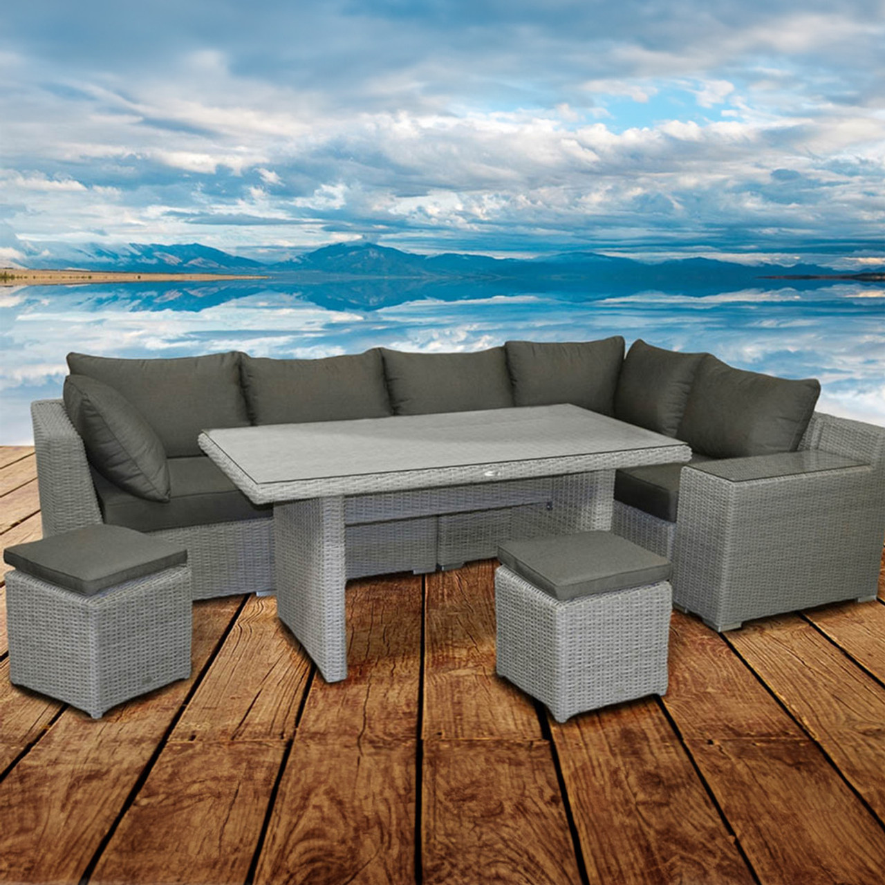 Deep offers seating wicker outdoor furniture