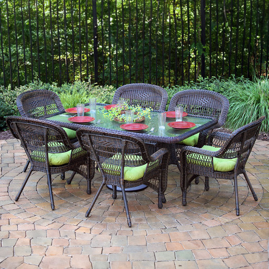 wicker bistro set outdoor
