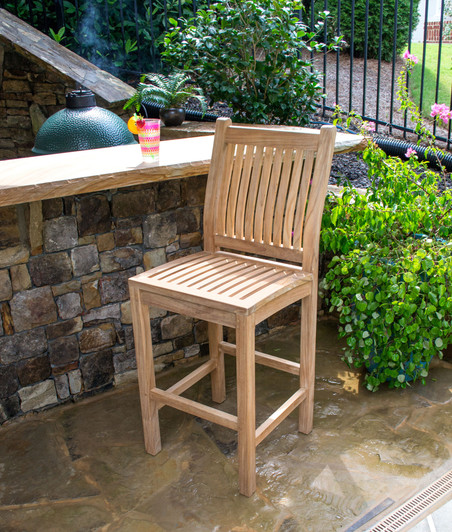 Teak Wood Bar Chair