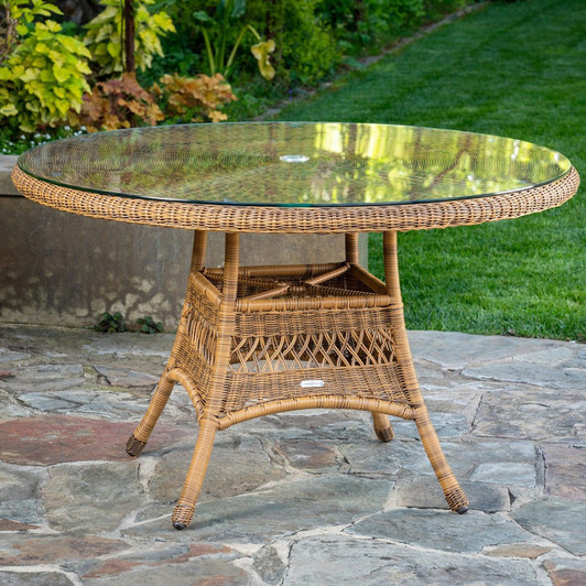 Sea Pines Outdoor Wicker Dining Table (Mojave)