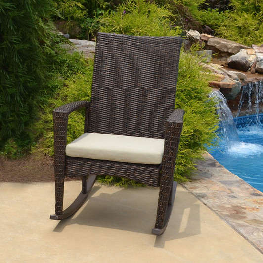Bayview Outdoor Wicker Rocking Chair