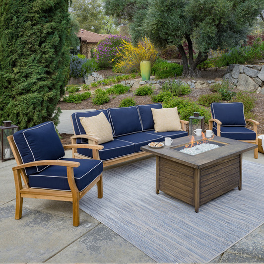 teak patio set