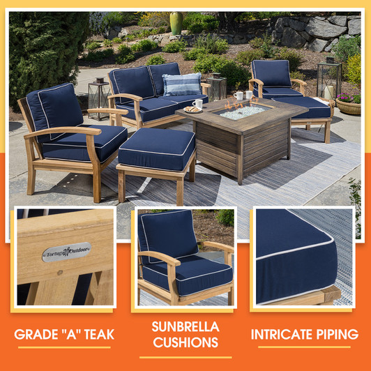 lounge teak outdoor furniture