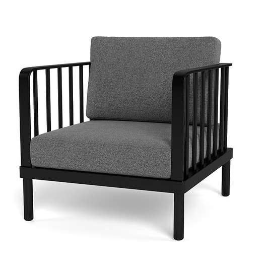 Contemporary aluminum chair