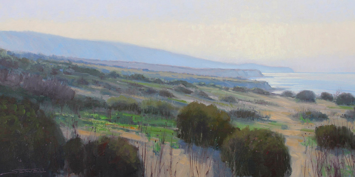 Jeff Sewell painting - Crystal Cove Morning