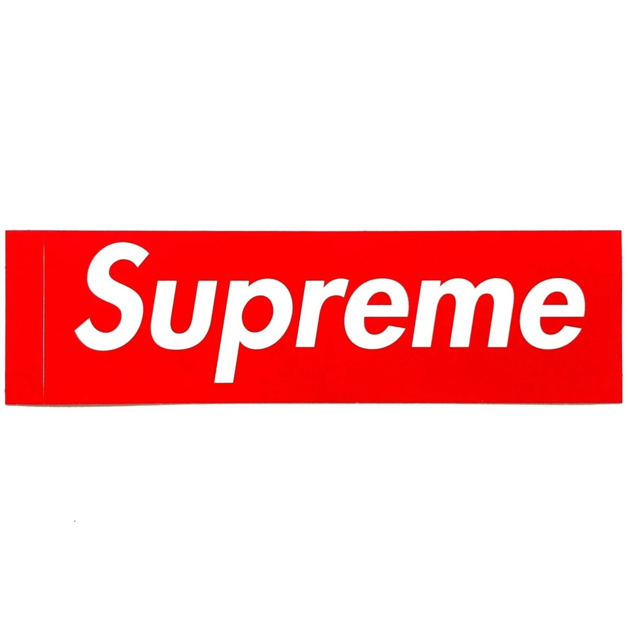 SUPREME GUCCI BOX LOGO STICKER 茶×赤 SUPREME GUCCI BOX LOGO