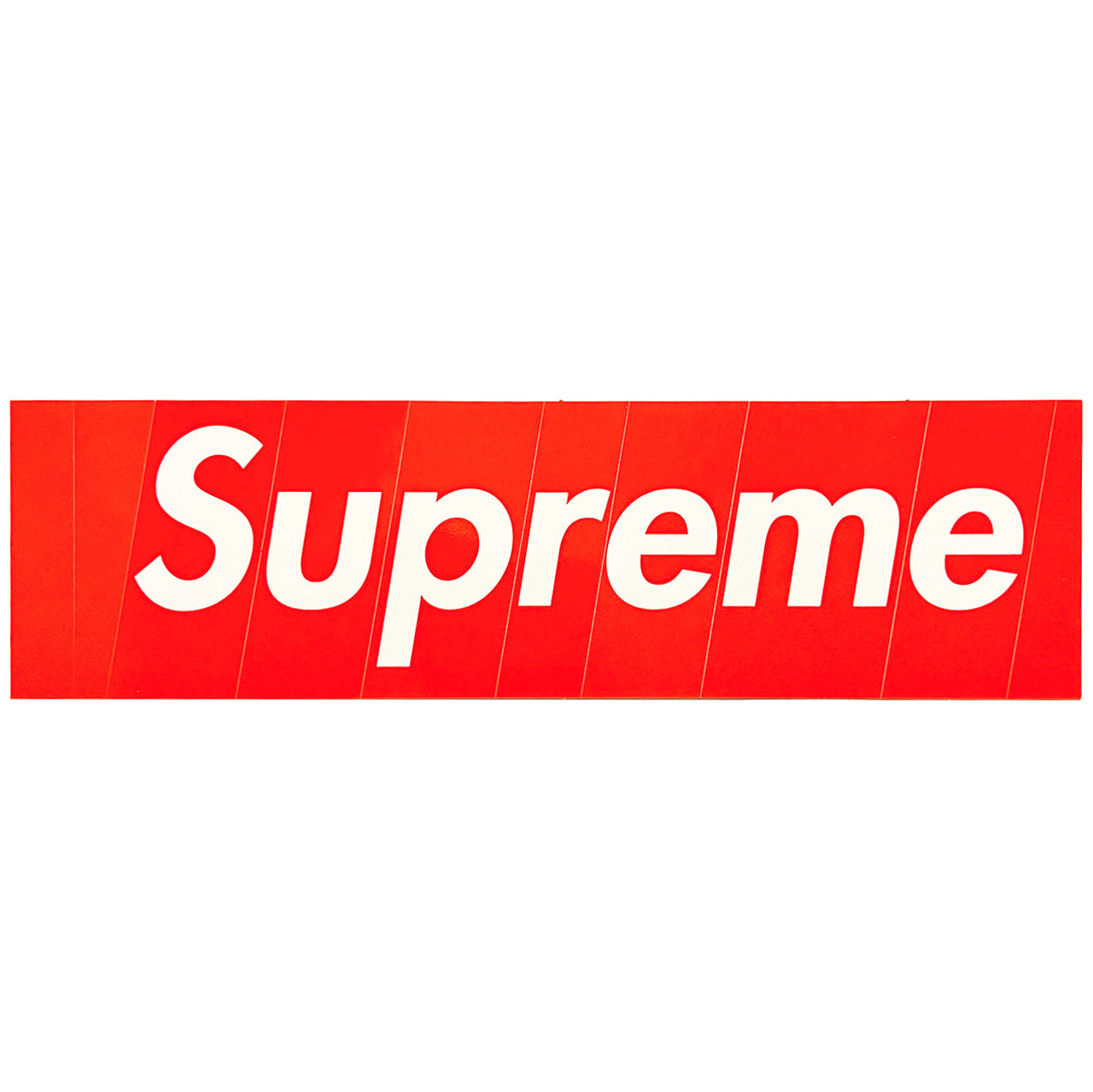 Supreme Perforated/Cut Red Box Logo Sticker | 2023 | Supreme Stickers