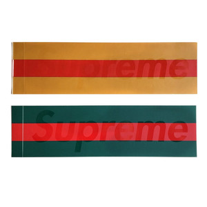 Supreme Gucci Box Logo Sticker Set Supreme Gucci Box Logo Sticker Set
